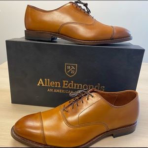Allen Edmonds Park Avenue Cap-Toe Oxford-Walnut